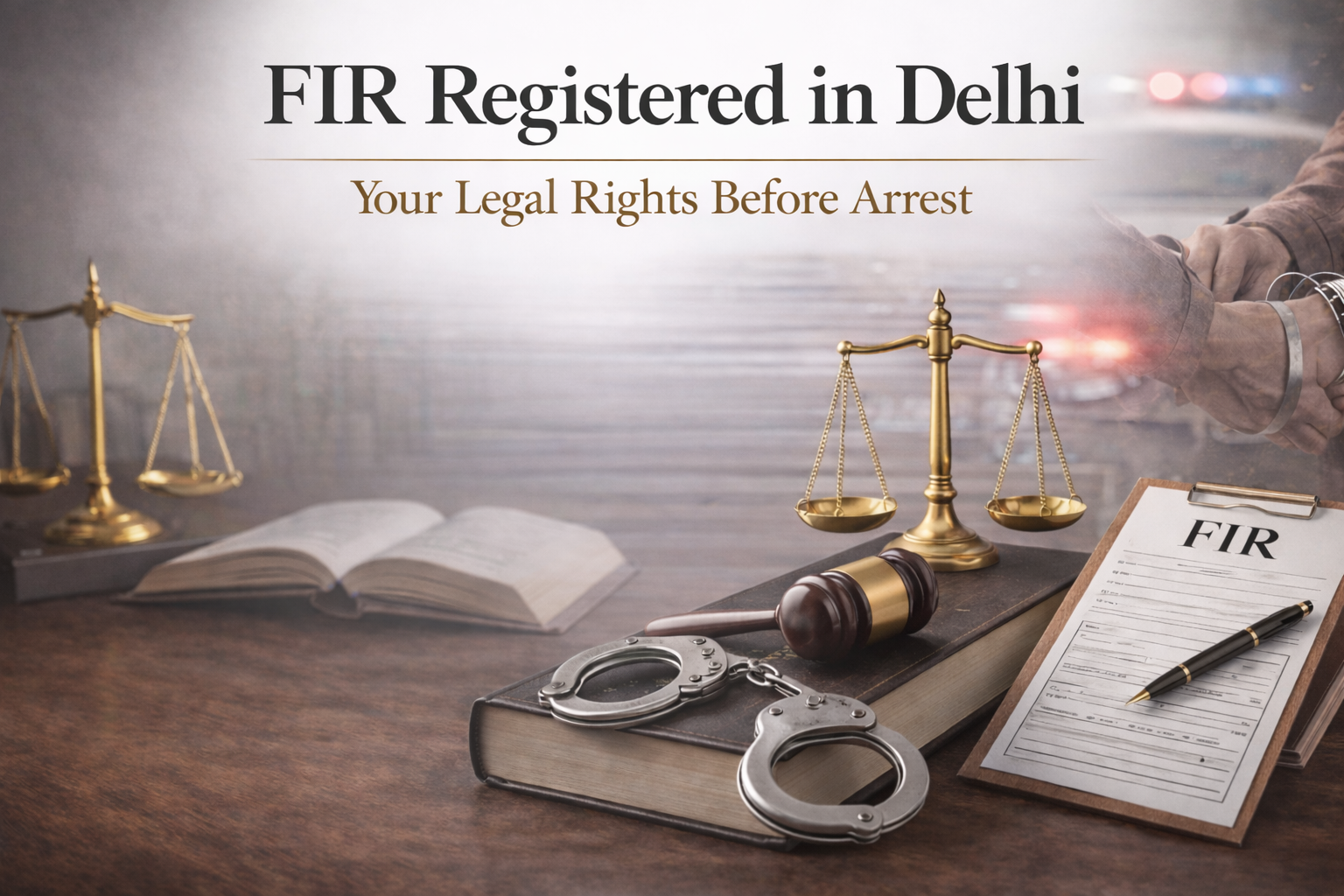 FIR Registered in Delhi? Your Legal Rights Before Arrest