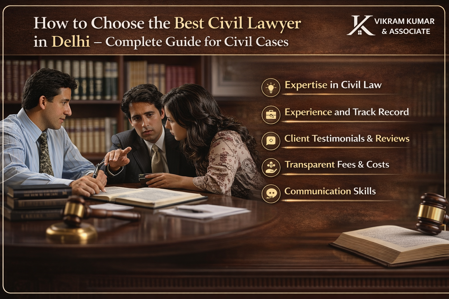 How to Choose the Best Civil Lawyer in Delhi – Complete Guide for Civil Cases