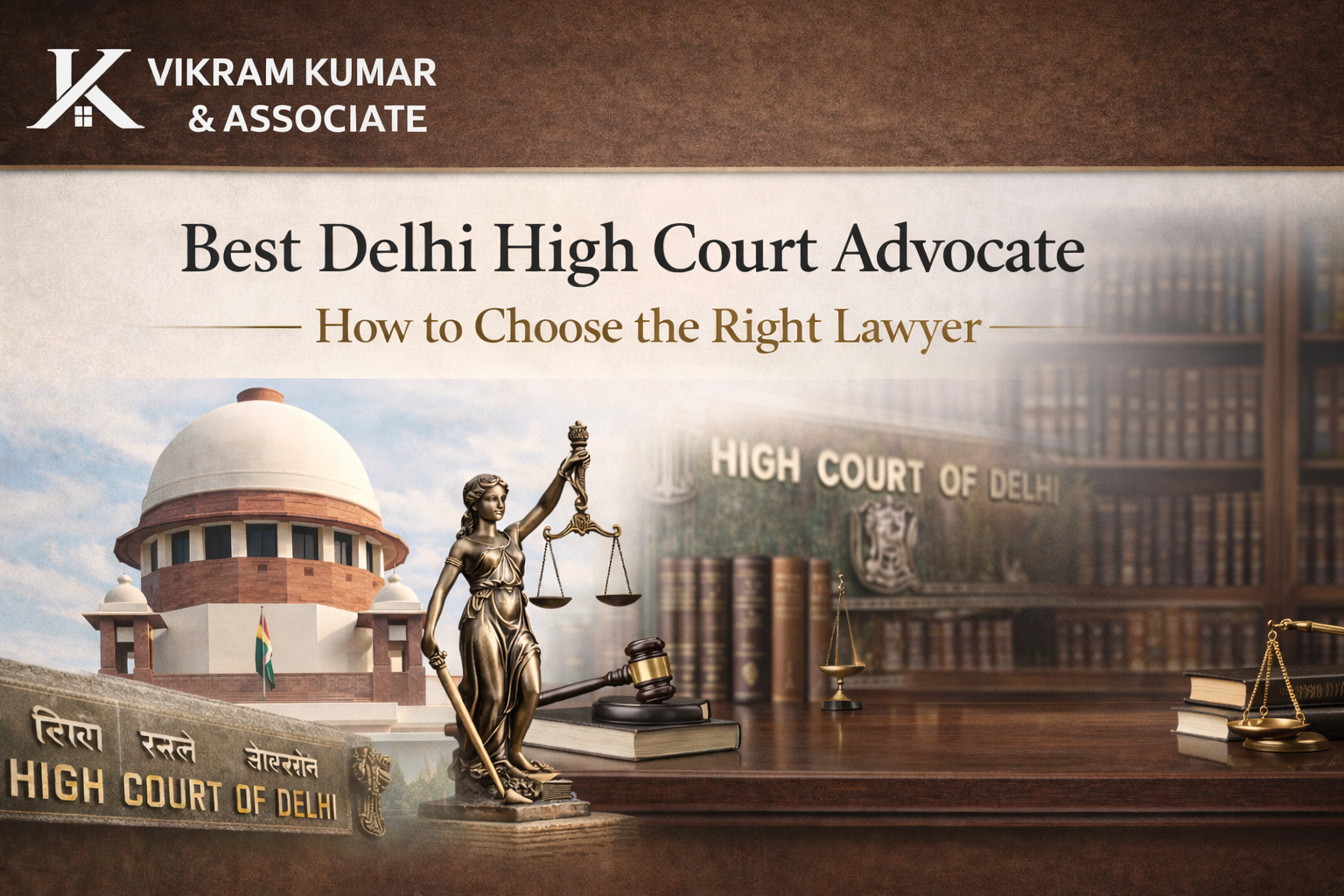 Best Delhi High Court Advocate: How to Choose the Right Lawyer